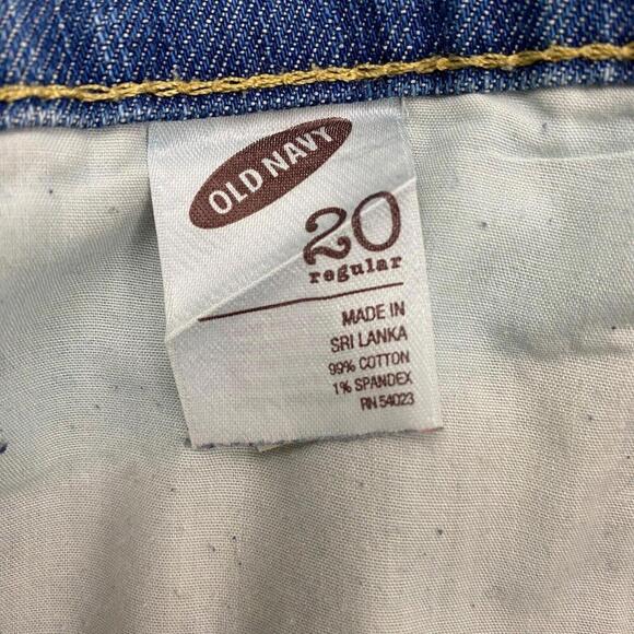 Old Navy The Diva Skinny Distressed Women's size 20 Medium Blue Denim Jeans - Picture 4 of 4